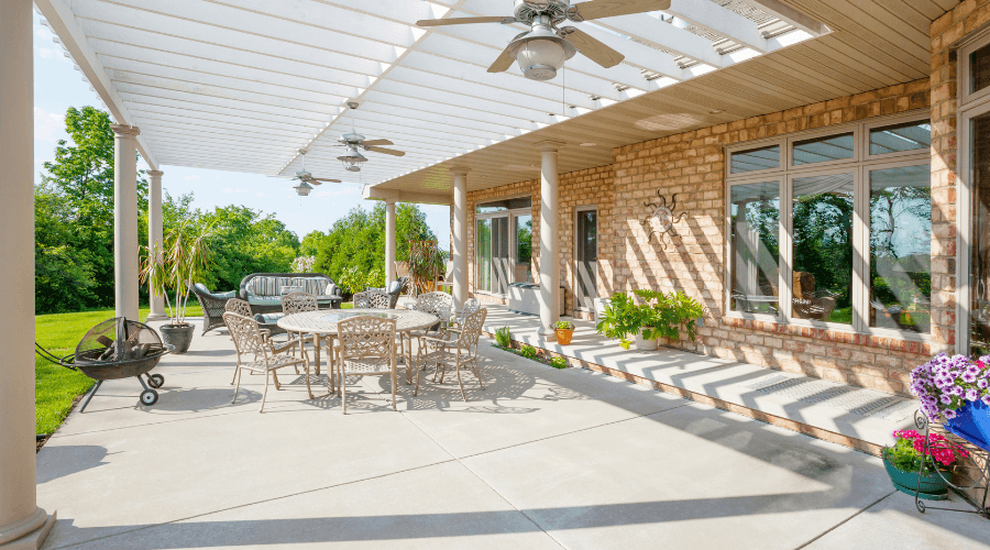 concrete patio houston